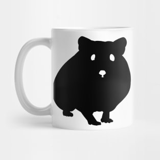 Hamster Black Silhouette Pet Animal Cool Style Mug